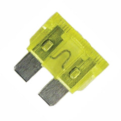 Fuse automotive blade 20a 32v yellow atq20