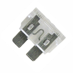 Fuse automotive blade 25a 32v clear atq25