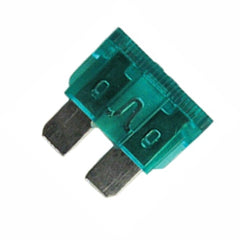 Fuse automotive blade 30a 32v green atq30