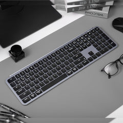 Keychron B6 Pro Ultra-Slim 100% Wireless Keyboard – Space Grey