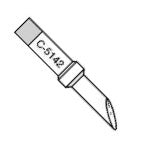 Tip for soldering iron solid 35x4.8 c-5142-7