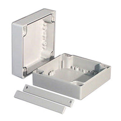 Ip66 white plastic 2-pcs encl. 120x120x60mm c20-12-121