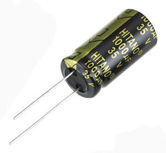 Electrolytic capacitor radial 1000uf 6.3v ht 8x12 p=5 exr102m0ja 8x12