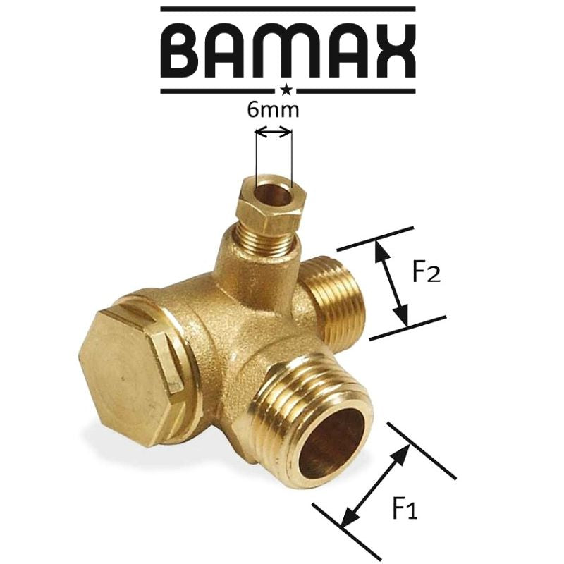 NON-RETURN VALVE 1/2' - M/M