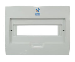 12w pvc db cover plateonly white 279x222mm db-add3-12w-cvr