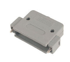 50w d-sub cover grey plastic with thumb screw db50c