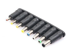 Adapter dc kit 8pcs 2.1mm plug to 1.35-3mm socket dc