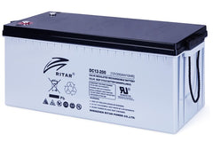 Battery sla 12v 200ah 522x240x223mm dc12-200