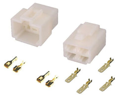 4w automotive inline connector set complete m+f dj7041-6.3-11/21