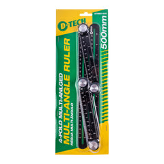 Alum multi-angle ruler 500mm four fold