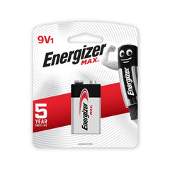 ENERGIZER MAX 9V 1 PACK (MOQ12)