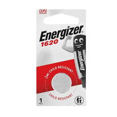 ENERGIZER 1620 3V LITHIUM COIN BATTERY 1 PACK (MOQ 12)