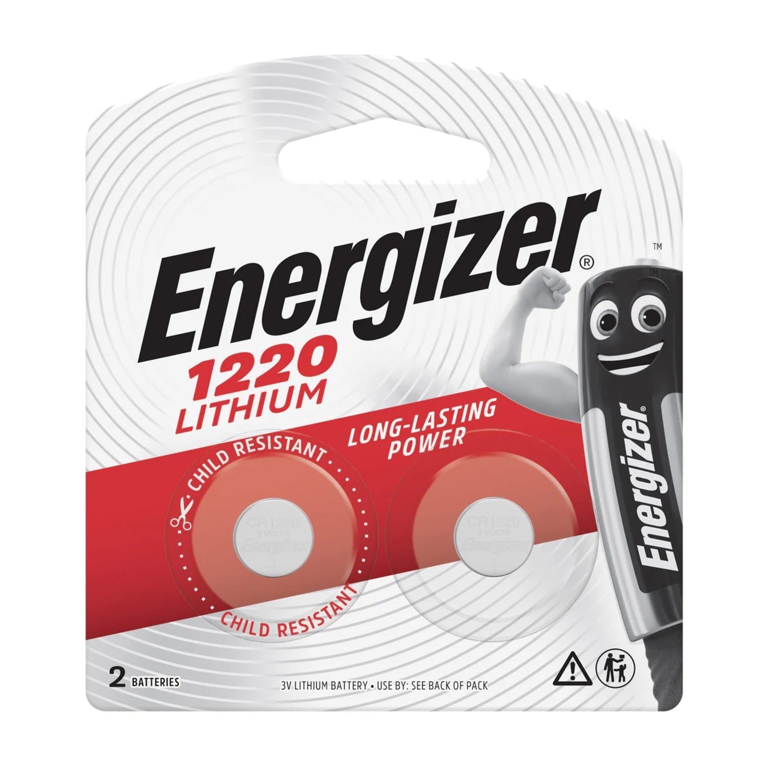ENERGIZER 1220 3V LITHIUM COIN BATTERY 2 PACK (MOQ 12)