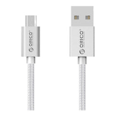 ORICO Micro USB Braided Charging Data Cable Silver 1M