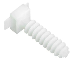 Wall plug cable tie mount 8mm white eh-1w8