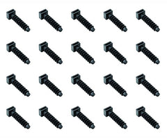Wall plug for cable tie 8mm black 100/BAG eh1b8