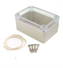Ip65 abs enclosure clear lid 100x68x50mm 11-4t (f4t)