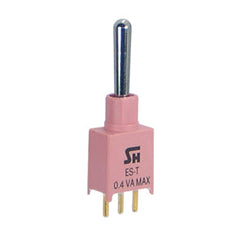 Mini toggle switch spdt on-on pcb es-4a-t1cr-h-z54