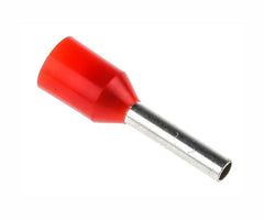 Boot lace terminal red 1mm2 l=8mm evn1008-rd