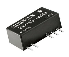 Dc-dc converter dip i=5v o=+/-5v 1w e0505s-1wr3