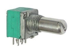 Pot s/t log dual 9mm 50k pcb f09125g a50k l15re