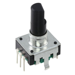 Encoder/dig. potentiometer w/switch, 24 pulse, 360d f12e-s4h4bf724