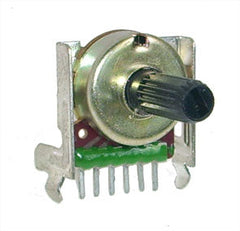 Pot s/t lin dual 17mm 500k pcb f-166k b500k l23.5y