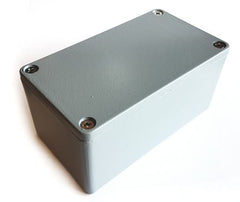 Ip65 aluminium enclosure d/c 115x65x55mmmm fa24-grey