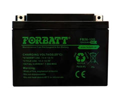 Battery lead acid gel 12v 26ah 166x175x126mm fb26-12g