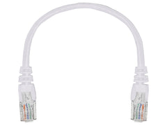 Linkbasic 22cm UTP Cat5e Flylead White