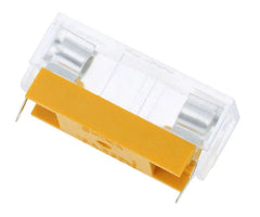 Holder fuse 5x20 pcb with clear cover cq-200pt
