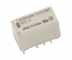Relay dpdt 2a 3vdc rect 8pcb g6s-2 3vdc
