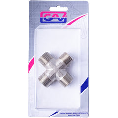 4-WAY CONNECTOR 1/2' MMMM PACKAGED