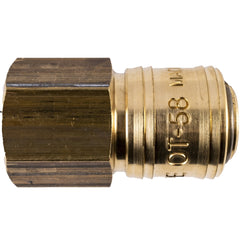 BRASS FEMALE QUICK COUPLER 1/2'F