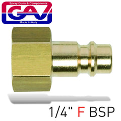 BRASS CONNECTOR 1/4'F