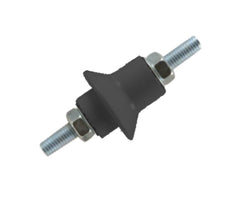 Busbar insulator 8mm black IN-GL-8/BLACK