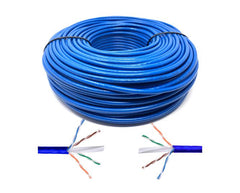 Cat6 utp ethernet cable cca 8c solid blue - debulk h726utps-bl