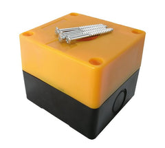 Push button enclosure pvc yellow 25mm 1hole IP65 PB-BX1-25