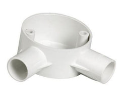 20mm rnd pvc conduit box 2w 45-deg type k0000088