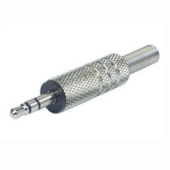 3.5mm stereo plug metal with coil sleeve k304f