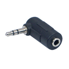 Adaptor stereo 3.5 plug to 3.5 socket r/a k30939