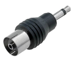 Adapter 3.5 plug mono-pal tv socket k3095o