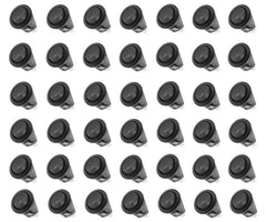 Round rocker switch 12vdc spst w/led green - 100/bag kcd1-8-101en