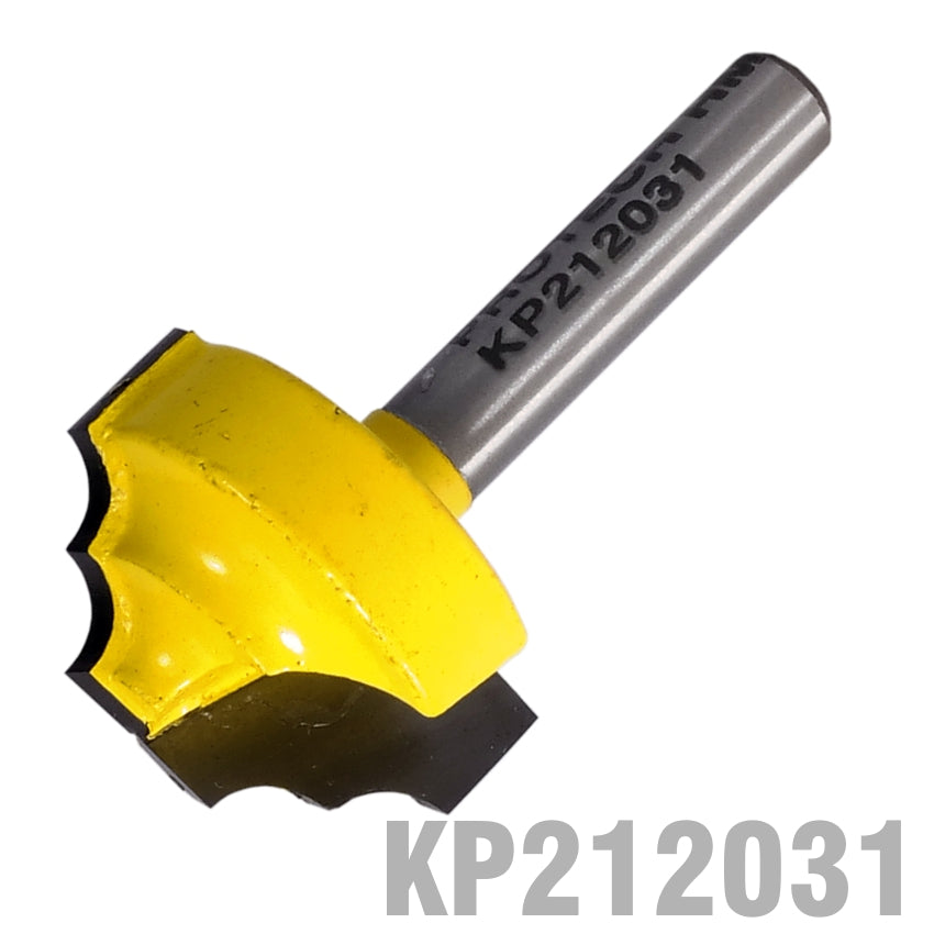 CLASSICAL PATTERN PLUNGE CUTTING FLAT BOTTOM 1' X5/8' 1/4' SHANK