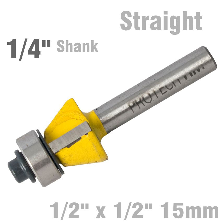 BEVEL TRIM BIT 1/2' X 1/2' 15 1/4' SHANK