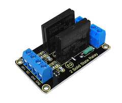 2-ch 220vac 2a relay 5v solid state (ssr) ks0264