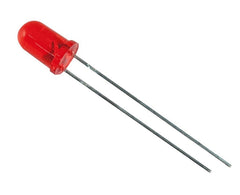 5mm round red diffused led 700mcd 90-deg - debulk sp1012022-22