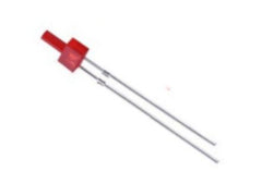 Led 2mm red flat 600-800mcd 120deg xr-3r4ur