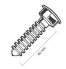 Easyhold maxiplu black 10mm - 50p/bag eh1b10