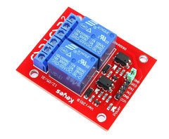 2-ch relay board 5v coil, 10a@220vac md0002-5vdc